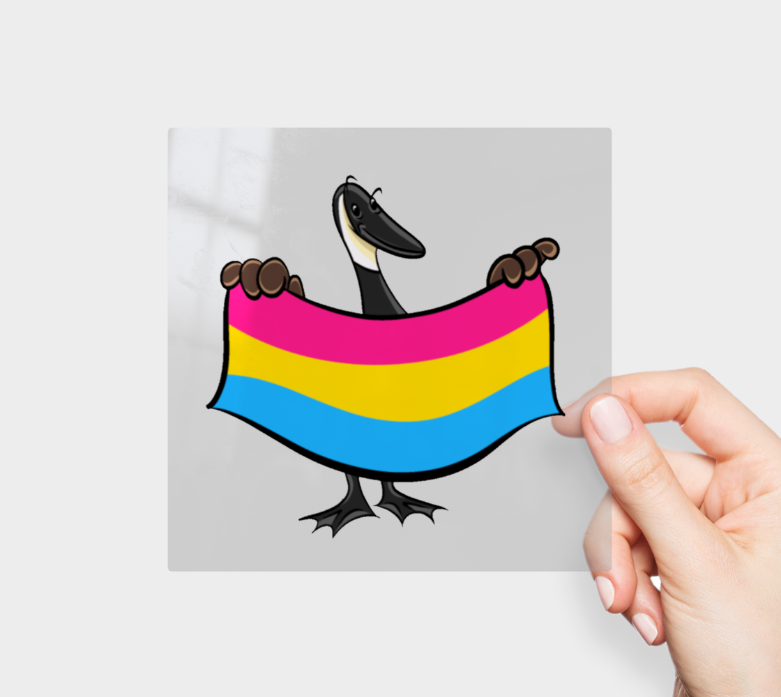 PanSexual Pride Canada Goose Permanent Sticker