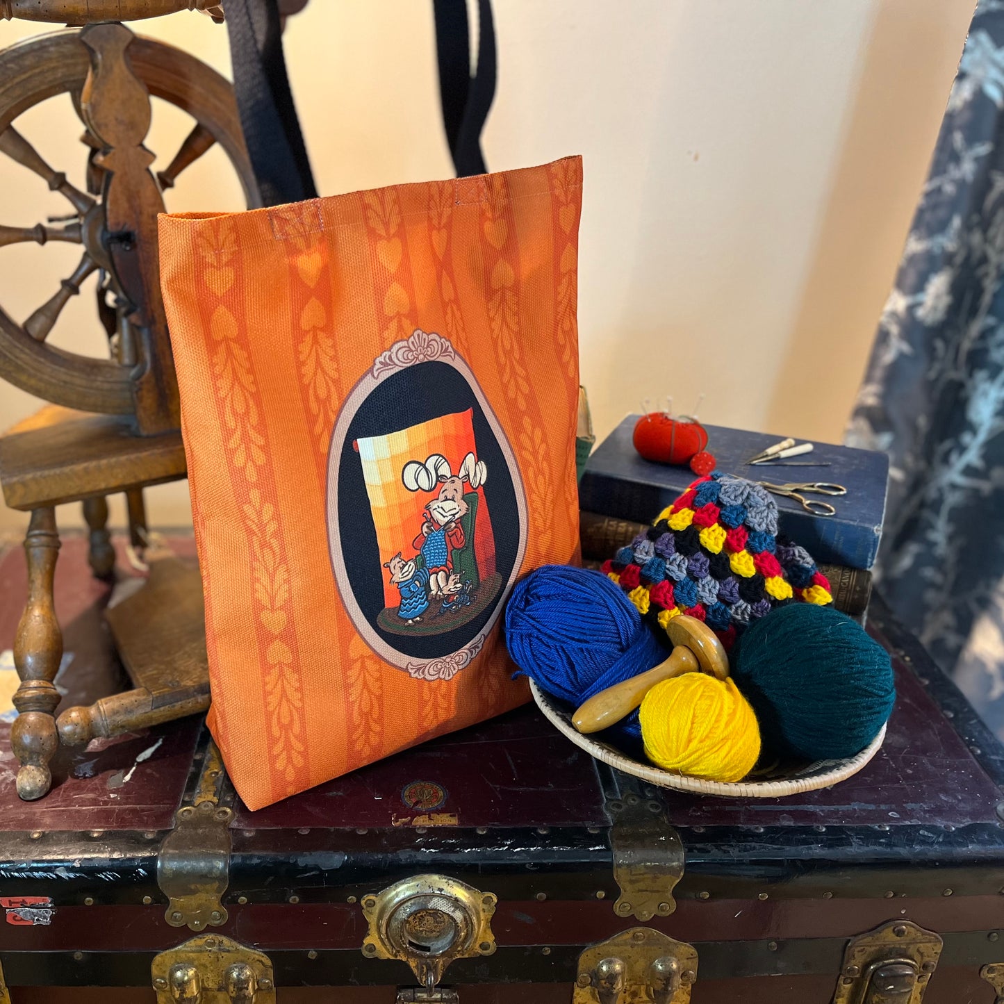 Fall Frolics Bergeron Big Horn Sheep Bundle Project Tote Hostess Gift