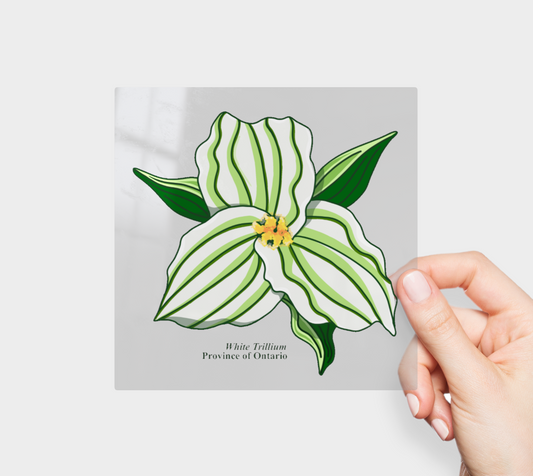Trillium of Ontario Permanent Sticker