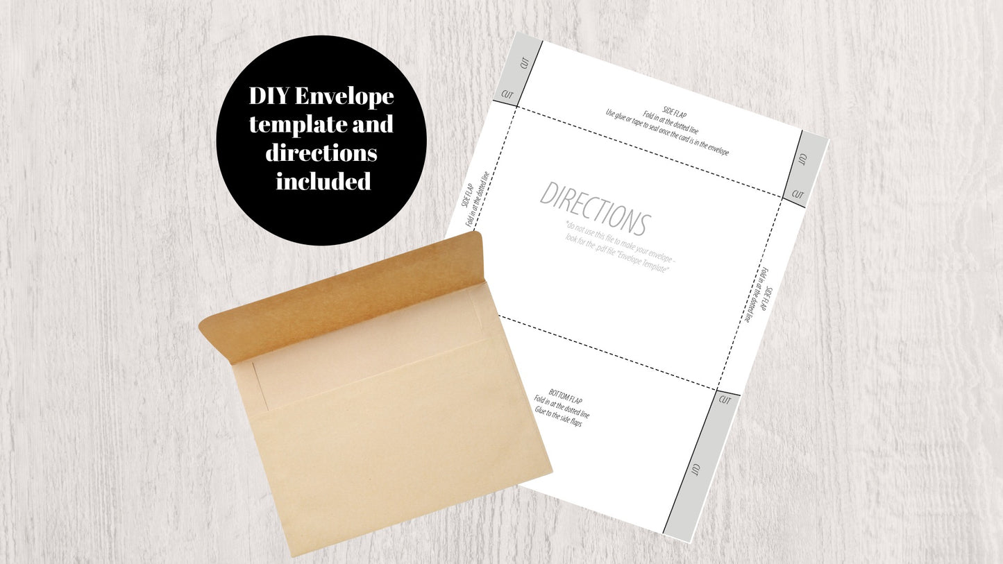 DIGITAL DOWNLOAD Festive Damask Greeting Card Della Robbia Pheasant Garland Christmas Tree 5x7 Green Printable