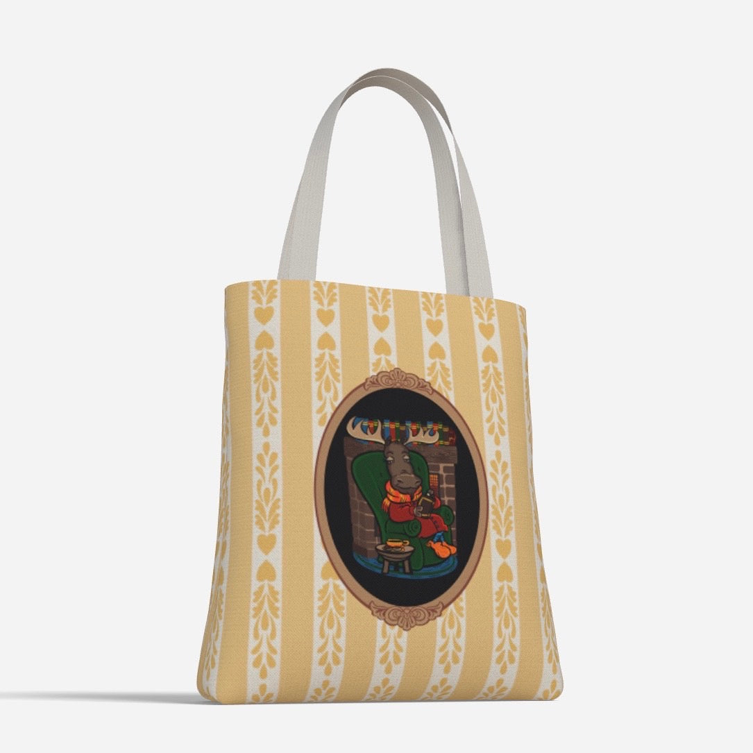 Fall Frolics Marsha Moose Book Tote Hostess Gift