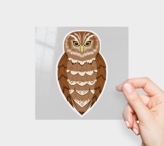 Burrowing Owl Prairie Grasses Vinyl Sticker 3” 5” Transfer Sheet Permanent